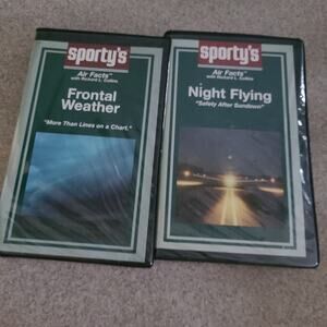 Sporty's Pilot Shop Lot: Night Flying and Frontal Weather 1996 VHS